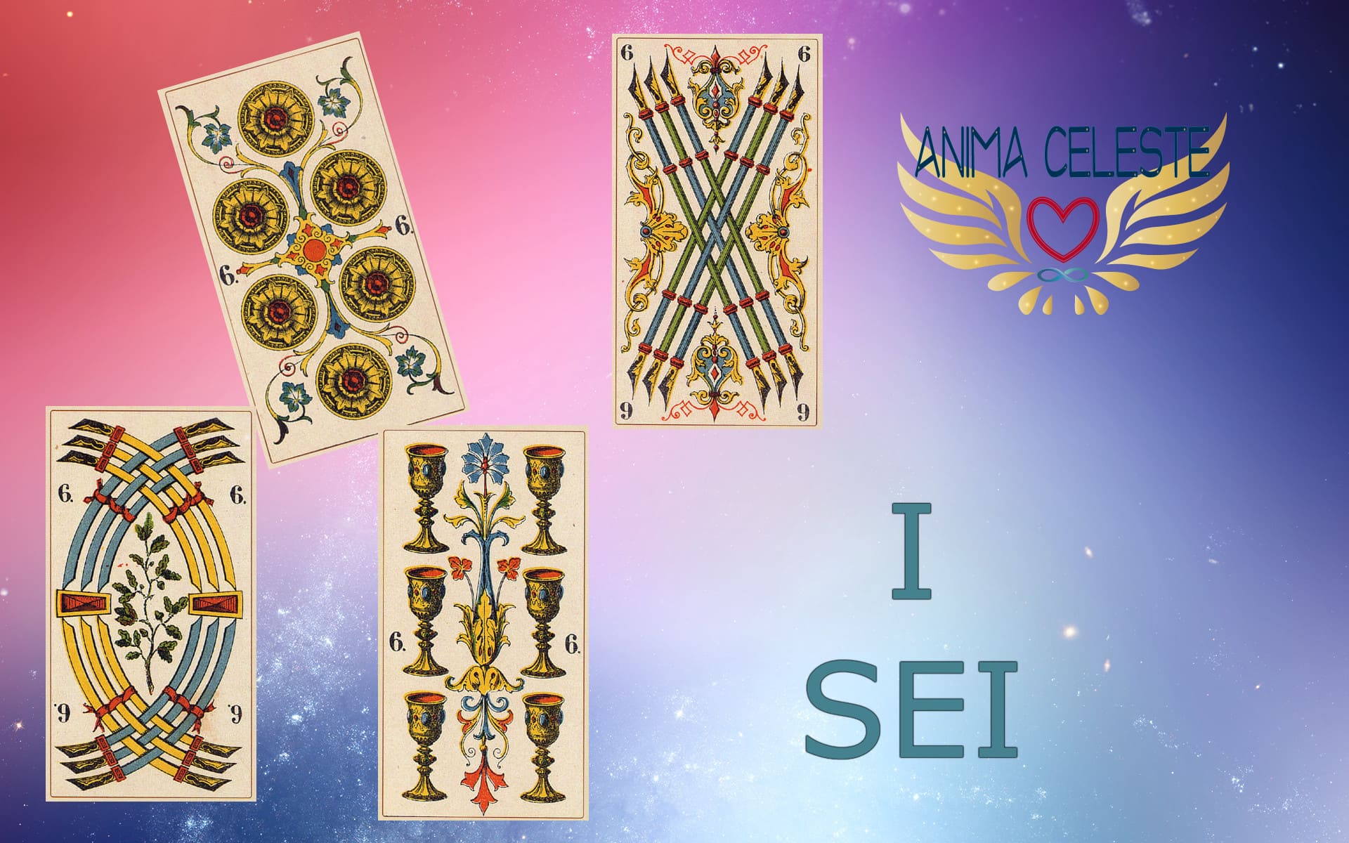 i sei tarocchi arcani minori - www.animaceleste.it