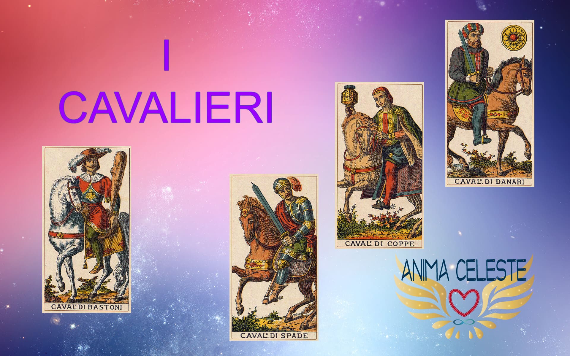 i cavalieri tarocchi arcani minori - www.animaceleste.it